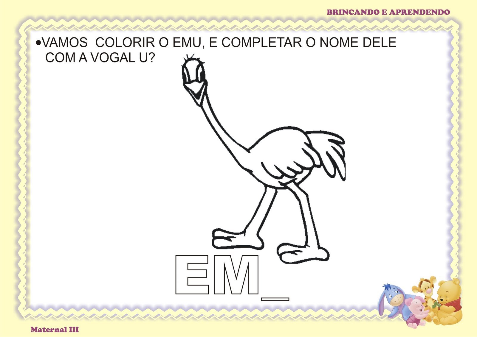 www.ensinar-aprender.blogspot.comINGLES EMU