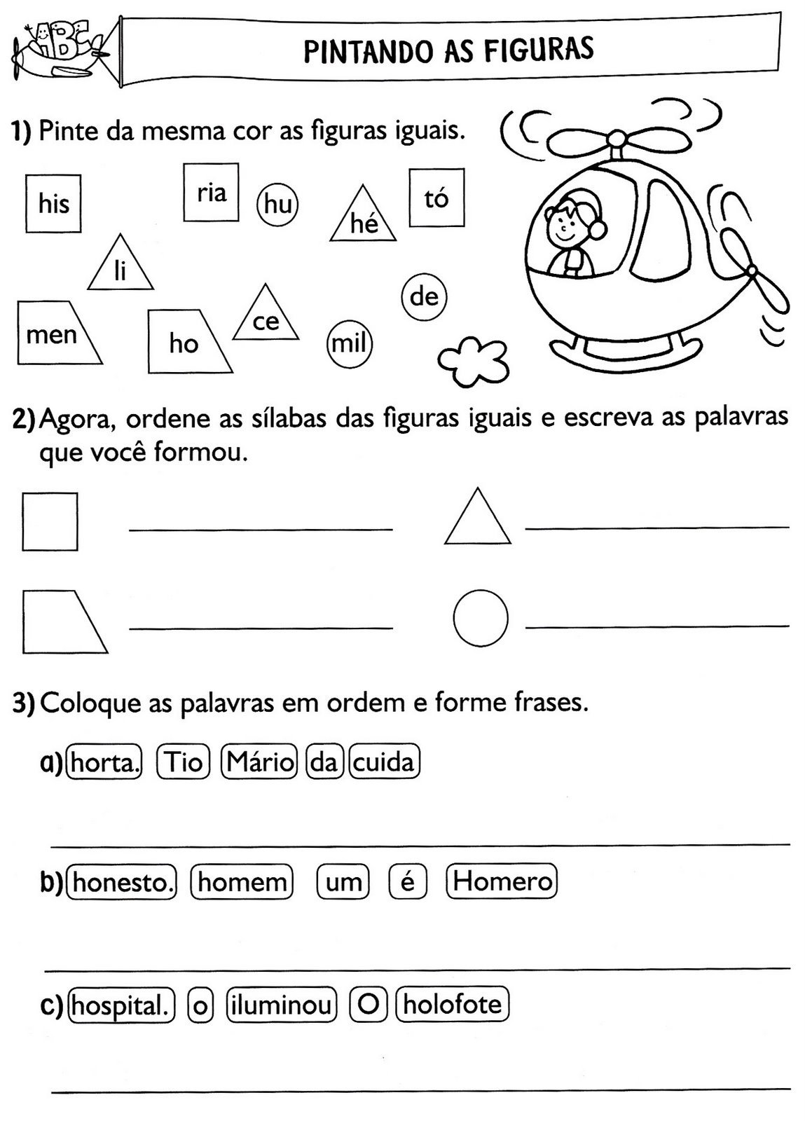 www.ensinar-aprender.blogspot.comditado silábico geométrico - H inicial