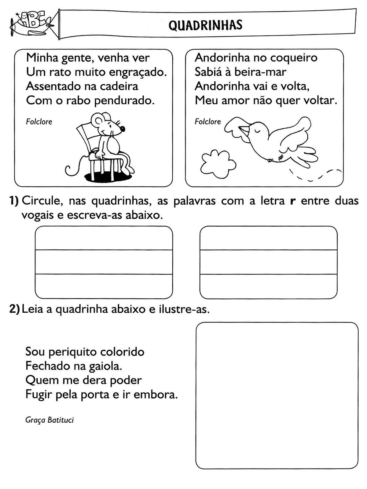 www.ensinar-aprender.blogspot.comquadrinhas ilustradas - leitura e interpretaçaõ