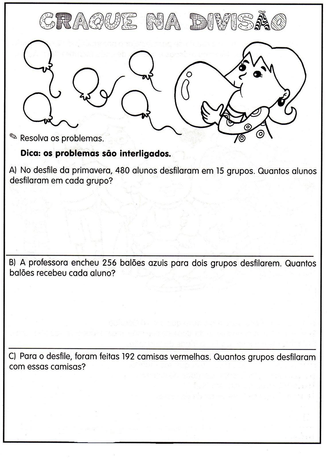 MAILZAINDICA - Atividade do Ensino Fundamental de Matemática