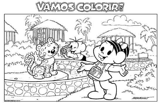 72【DESENHOS ANIMADOS PARA COLORIR】→ Grátis!  Monica para colorir, Desenho  da monica, Turma da monica colorir