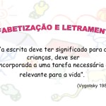 ALFABETIZAÇÃO E LETRAMENTO