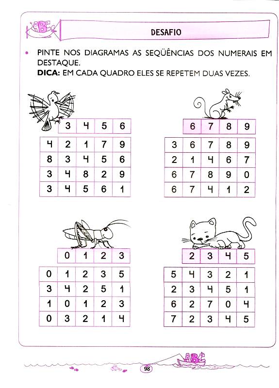 APOSTILA COM ATIVIDADES DE MATEMÁTICA PARA 5 E 6 ANOS