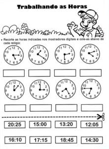 O Relógio e o Tempo - Planos de Aula - 2º Ano