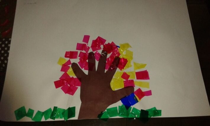 Arte com mosaicos (educação infantil)