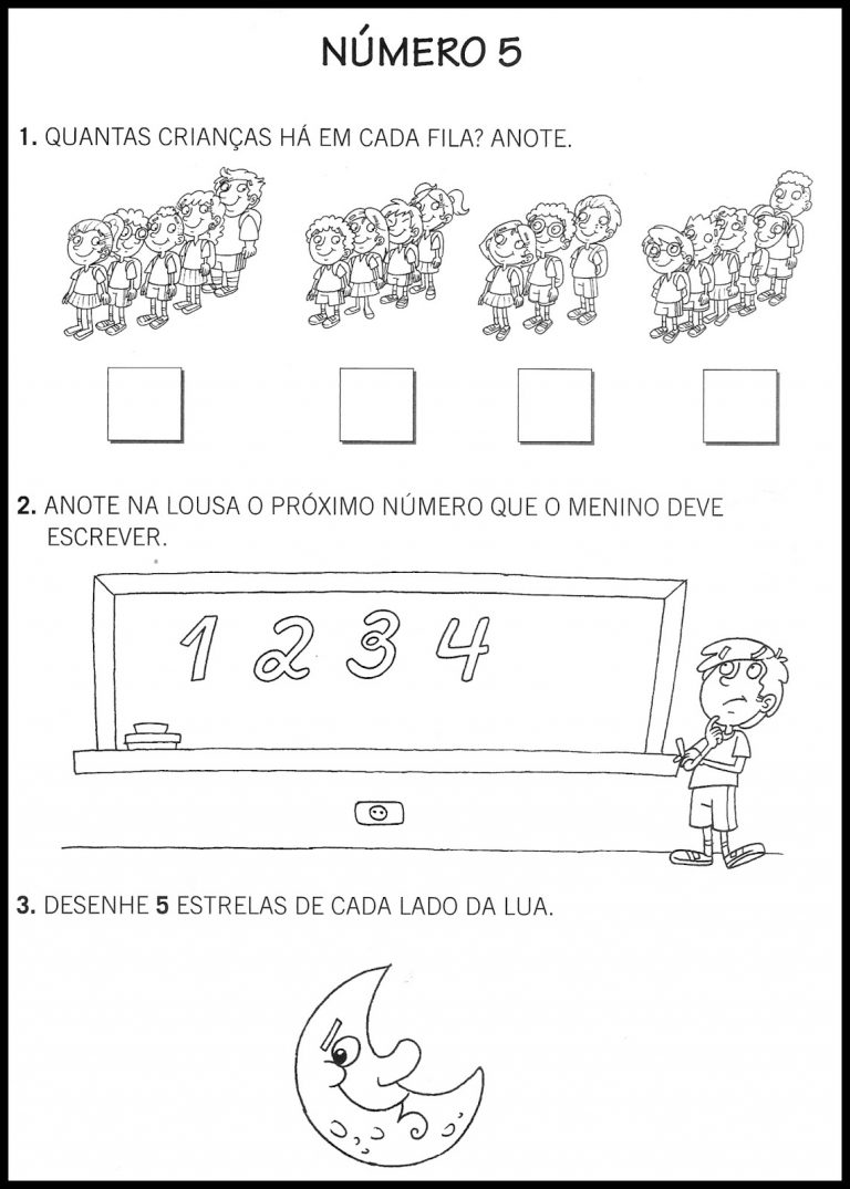 Atividade Didática: números de 0 a 5