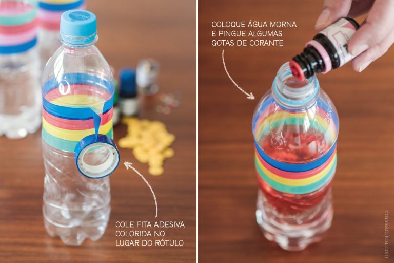 Garrafa sensorial - Pedagogia ao Pé da Letra