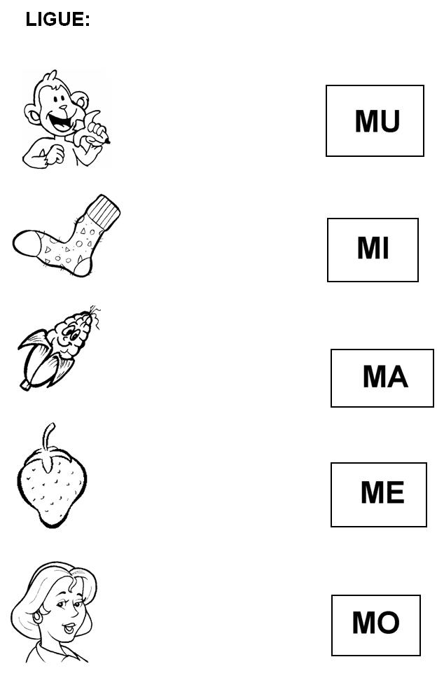 Atividades didáticas A letra M