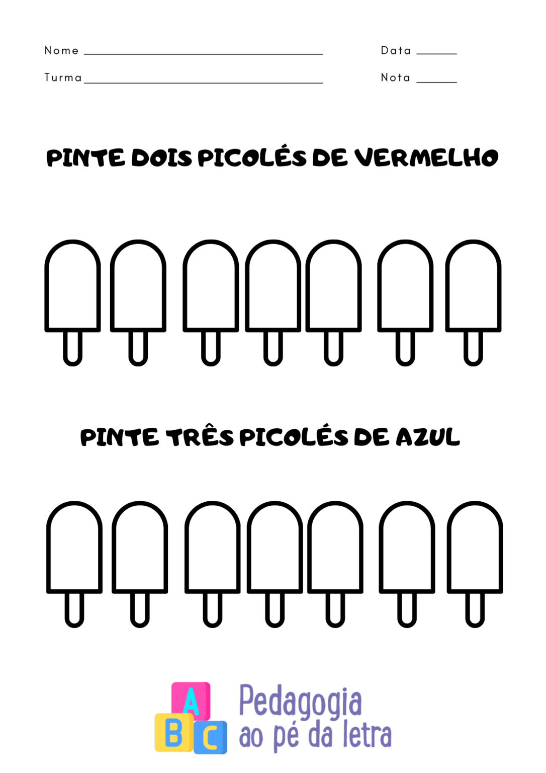 5 Atividades com números para educação infantil