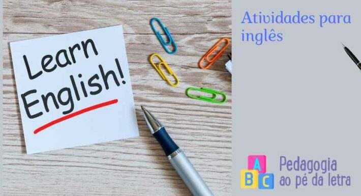 Atividades para inglês