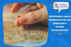 5 atividades sobre elementos de um mapa para ensino fundamental
